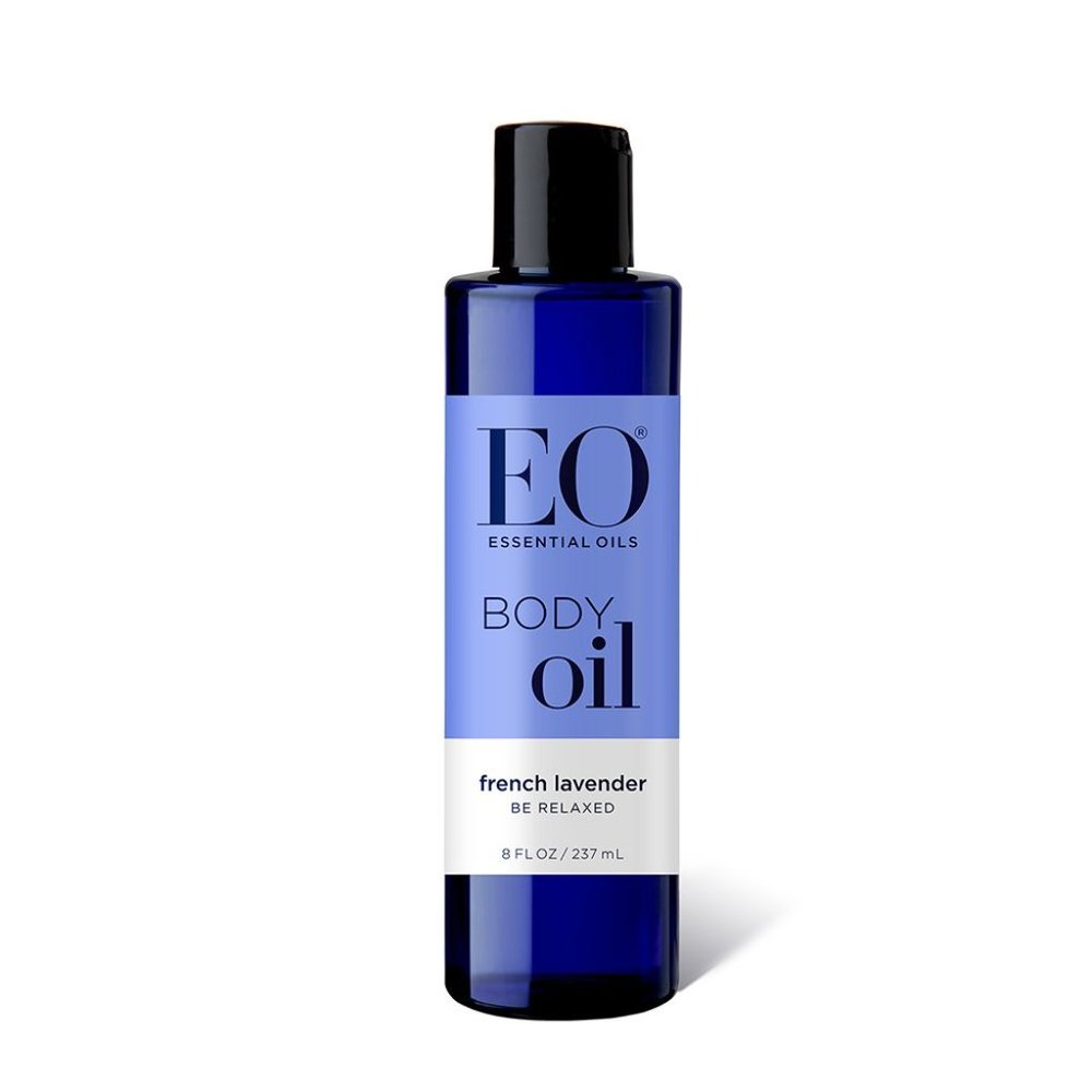 EO Body Oil Massage and Moisturize, French Lavender, 8 oz 237 ml